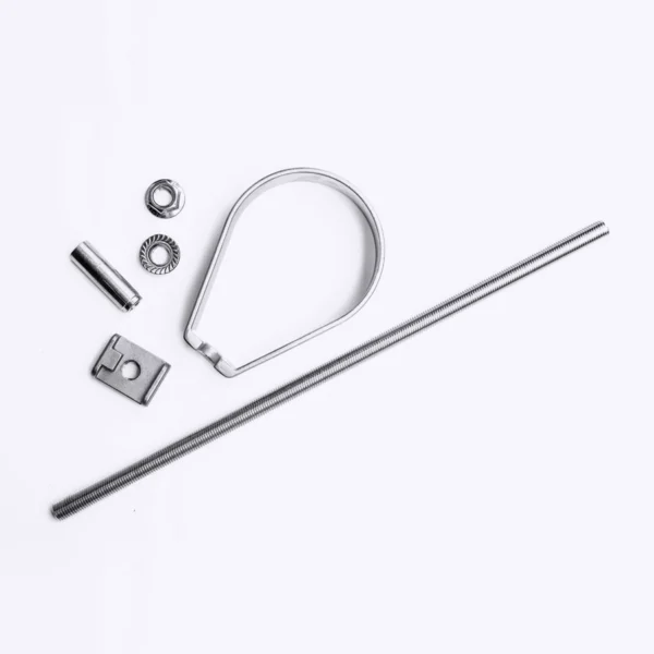 frs fire rated pear clip 100mm kit components all fixtures